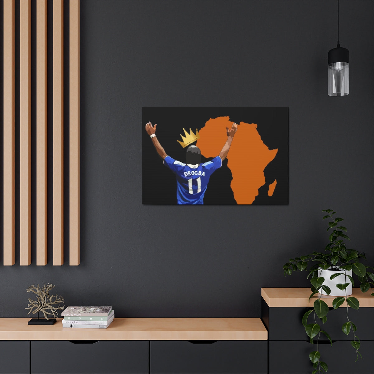 The African King Satin Canvas