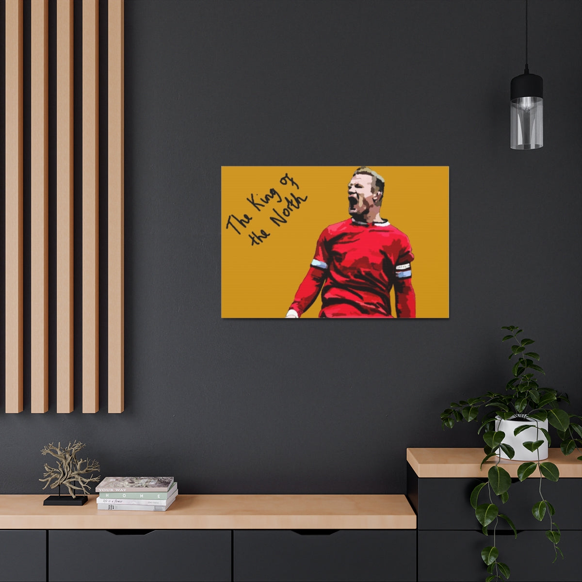 The King of The North Satin Canvas