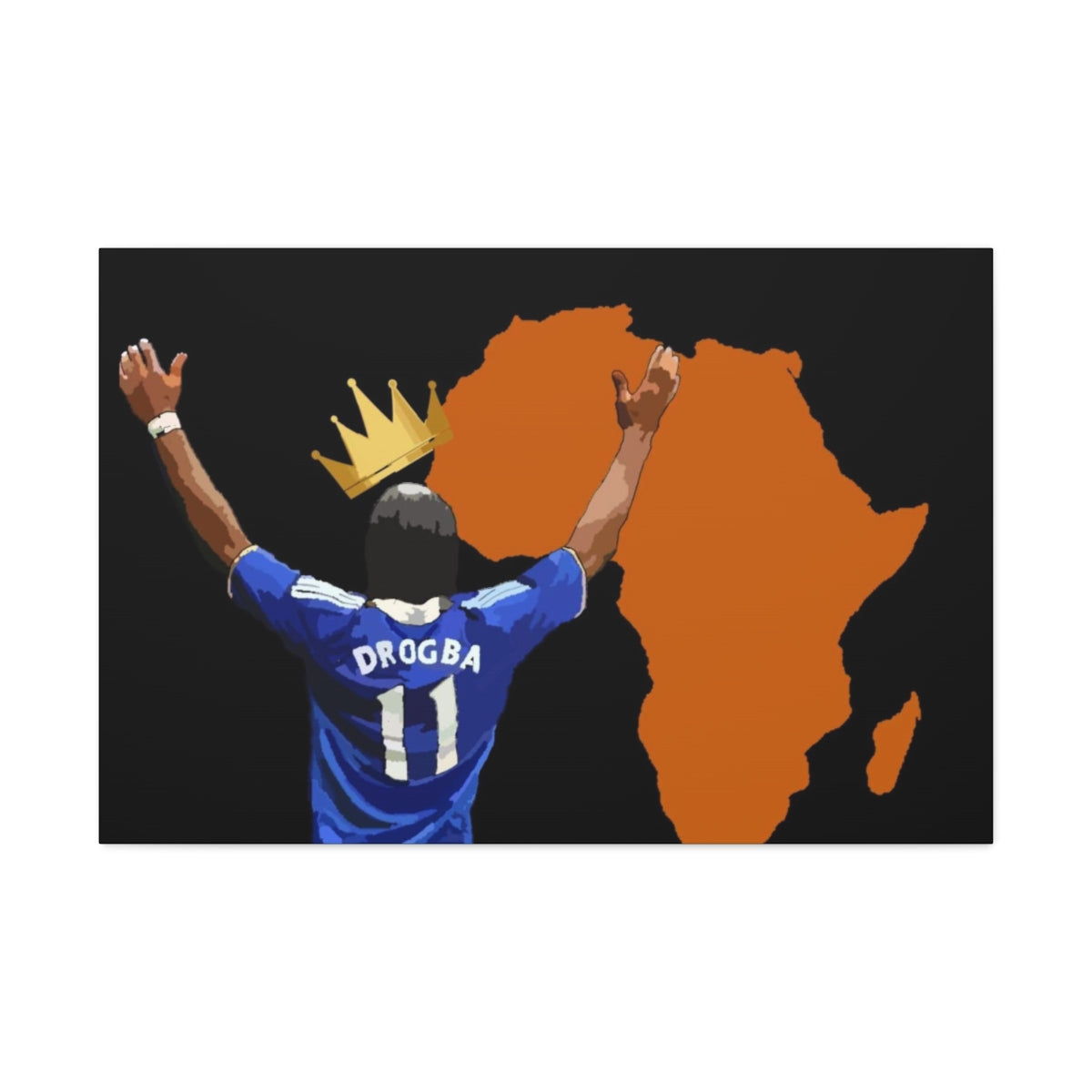 The African King Satin Canvas