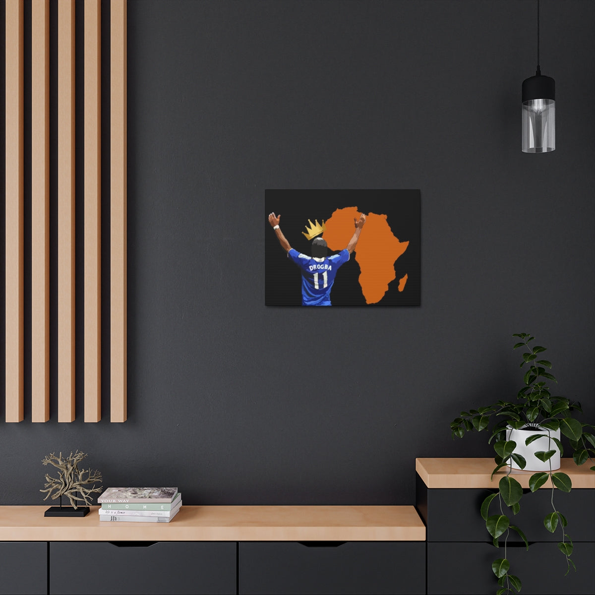 The African King Satin Canvas