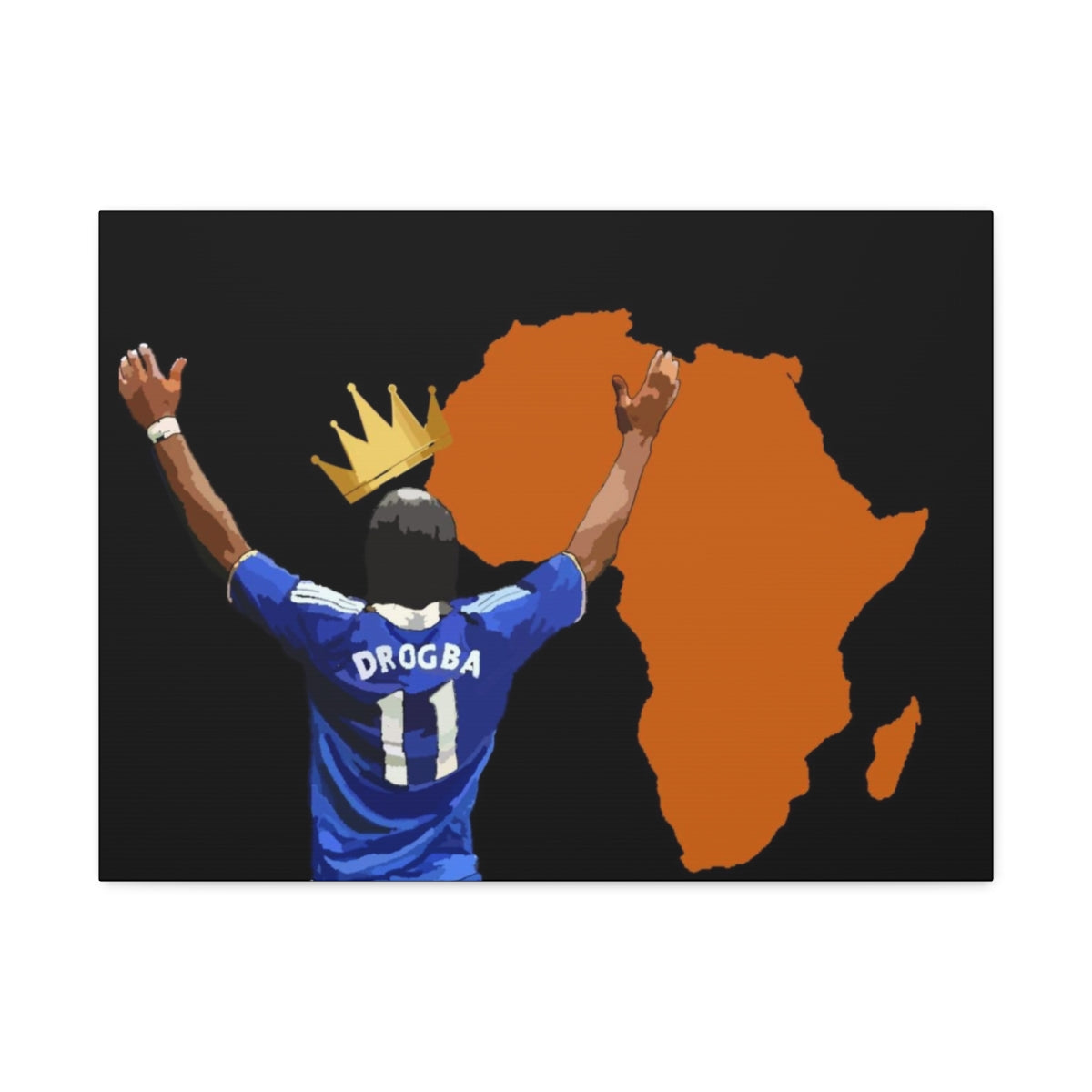 The African King Satin Canvas