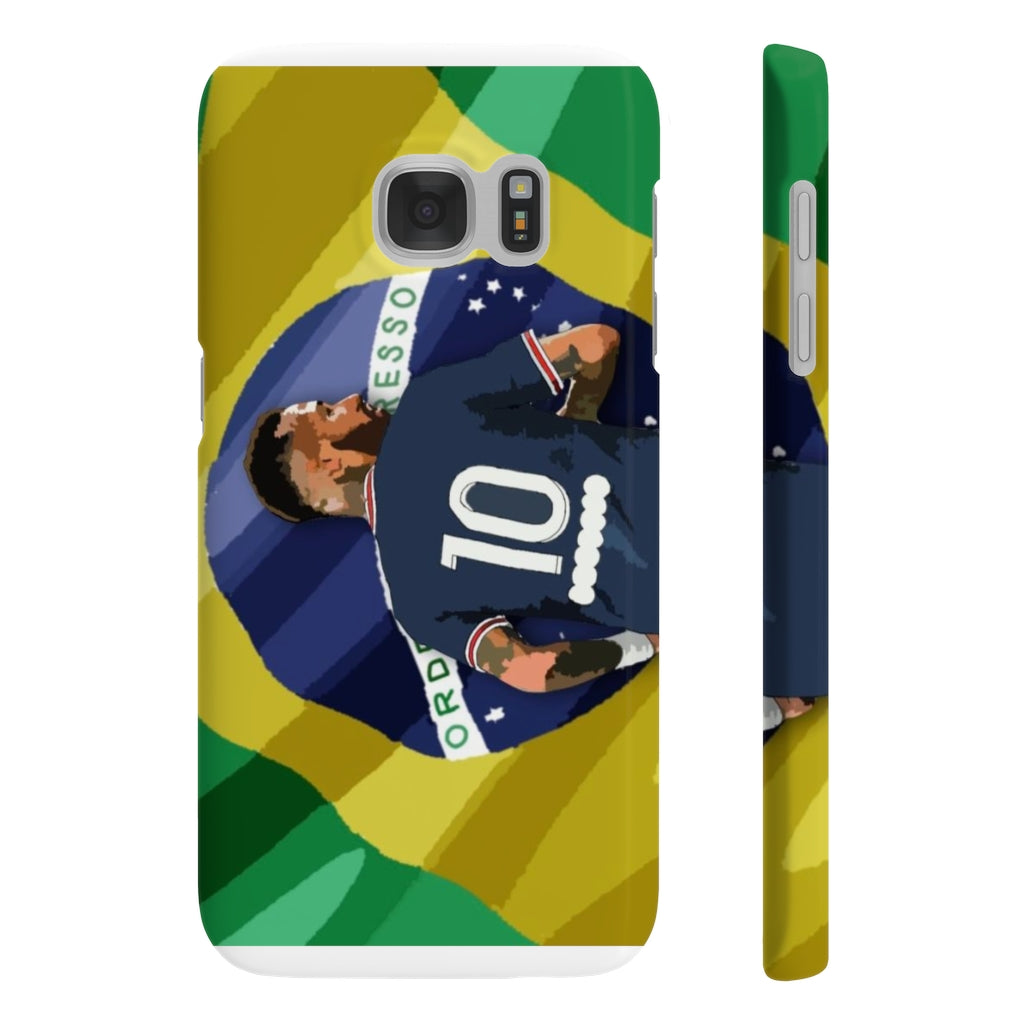 Main view of PSG Neymar Brazilian football themed phone case for Samsung