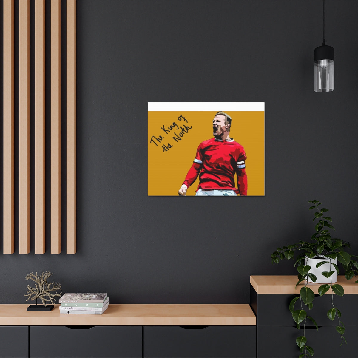 The King of The North Satin Canvas