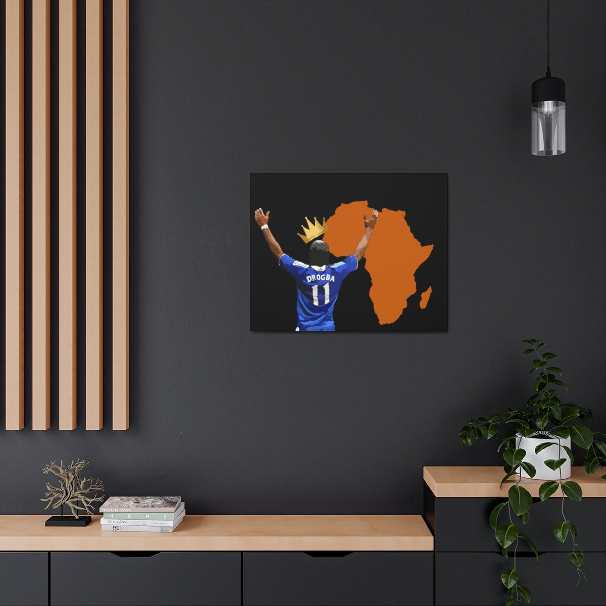 The African King Satin Canvas